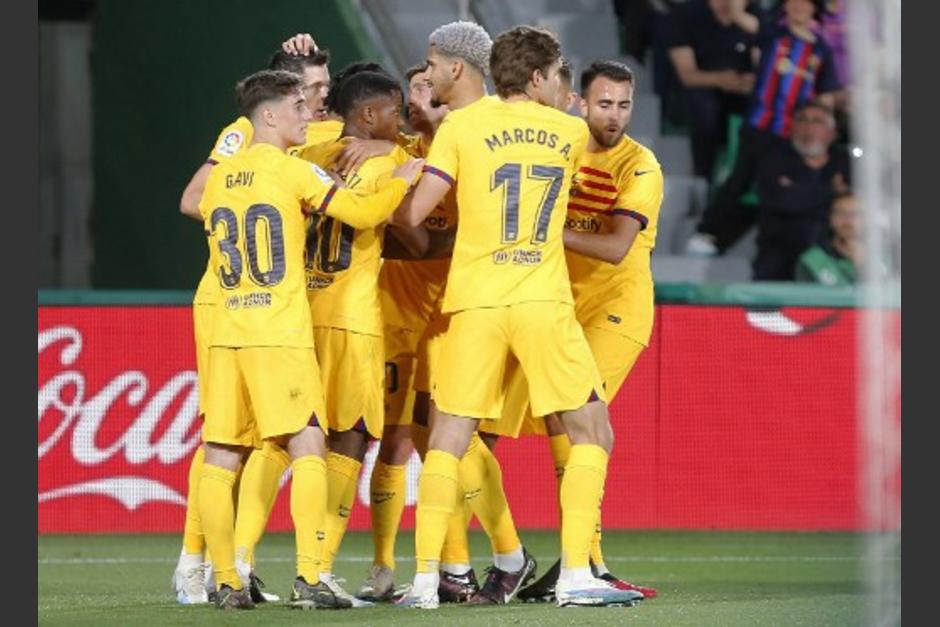El Barcelona se mantiene como l&iacute;der de la Liga Espa&ntilde;ola. (Foto: AFP)
