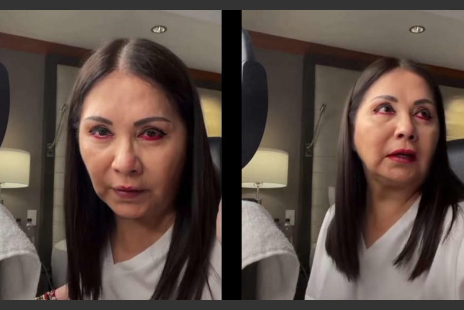 Ana Gabriel no corta su transmisi&oacute;n en vivo. (Foto: Milenio)&nbsp;