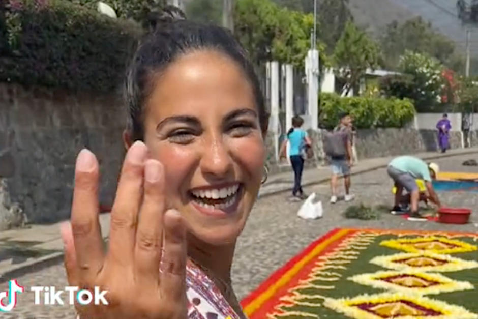 La joven habl&oacute; de c&oacute;mo se celebra la "pascua" en el pa&iacute;s. (Foto: Tik Tok)