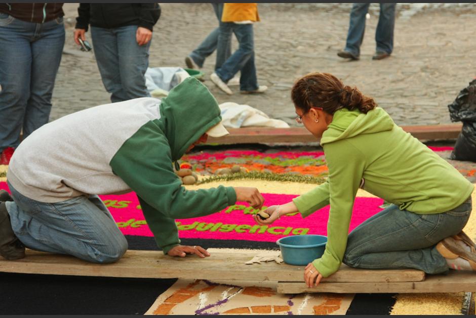 Una alfombra con comida llam&oacute; la atenci&oacute;n de usuarios. (Foto: Ilustrativa/Shutterstock)