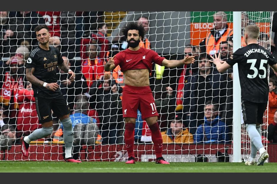 El egipcio fall&oacute; un penal en el momento que m&aacute;s lo necesitaba el Liverpool ante el Arsenal. (Foto: AFP)