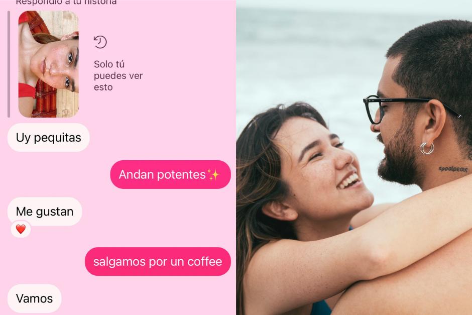 La tiktoker no desaprovechó la oportunidad y ahora tienen una relación. (Foto: Ayleen)&nbsp;