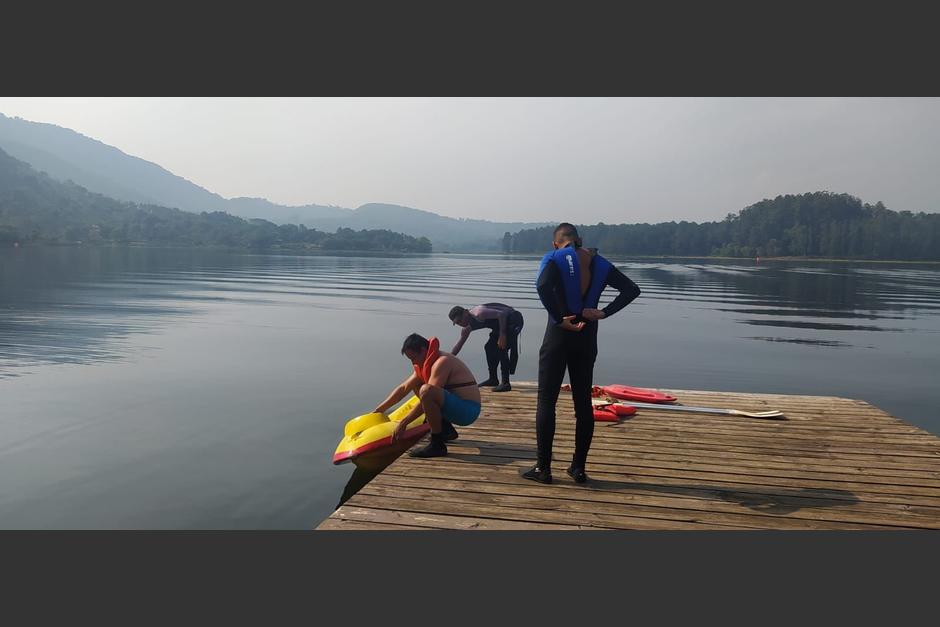 Un hombre muri&oacute; ahogado en la laguna del Pino. (Foto: Bomberos Voluntarios)