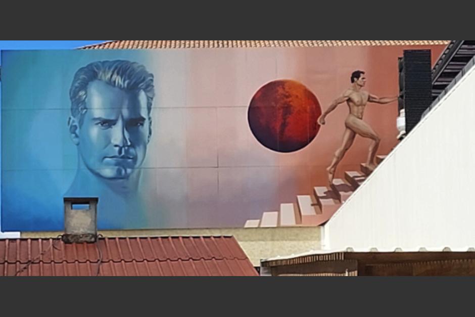¿Es Henry Cavill? El mural de zona 10 que se ha hecho viral