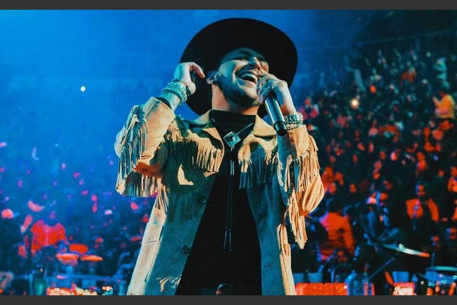 El guatemalteco tuvo la oportunidad de cantar dos canción icónicas al lado de Christian Nodal. (Foto: Facebook Christian Nodal)&nbsp;