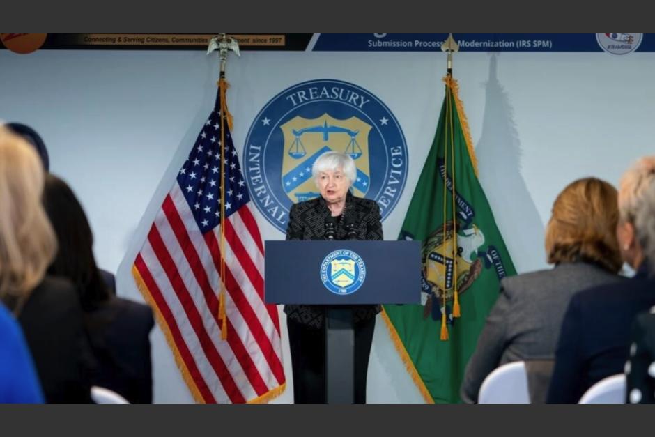 &nbsp;Secretaria del Tesoro, Janet Yellen. (Foto: AFP)