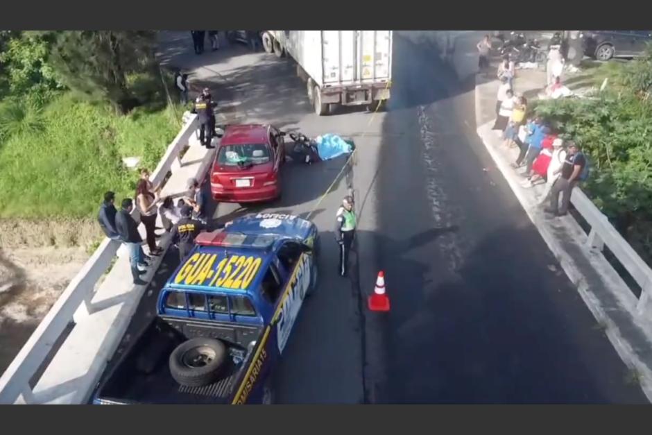 En Villa Nueva se ha producido un accidente vial. (Foto: captura de video)