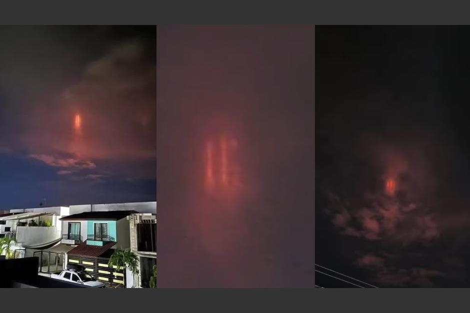 As&iacute; fue como captaron un extra&ntilde;o fen&oacute;meno en Tabasco. (Foto: Infobae)