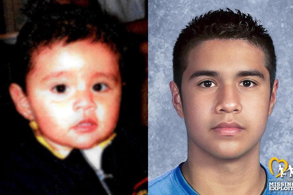 Joshua Garc&iacute;a desapareci&oacute; hace 20 a&ntilde;os y as&iacute; deber&iacute;a verse actualmente. (Foto: FBI)