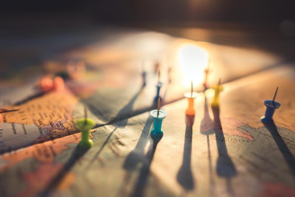 El mapa muestra las personalidades m&aacute;s conocidas de las regiones del mundo. (Foto: Pexels)
