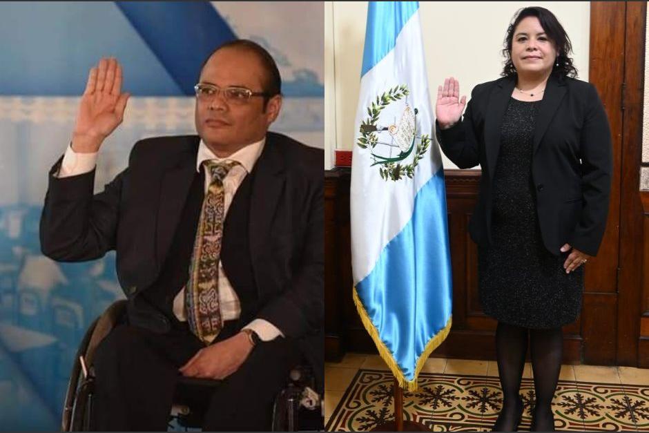 Los esposos Kildare Enríquez y Luz Mariana Pérez ocupan puestos clave en dos ministerios de la administración de Alejandro Giammattei. (Foto: Soy502)