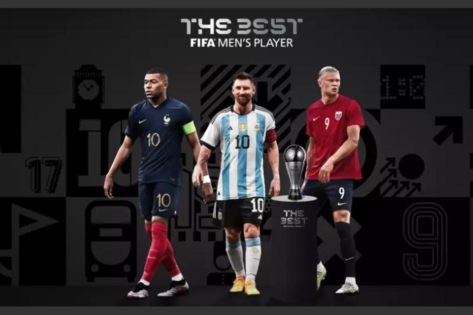 Leo Messi, Kylian Mbappé y Erling Haaland, los finalistas al Premio 'The Best' 2023. (Foto: FIFA)