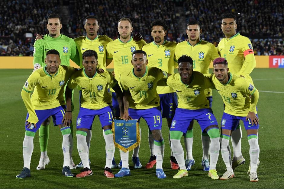 La selección de Brasil se encuentra en la sexta posición en la eliminatorias de Conmebol. (Foto: AFP)