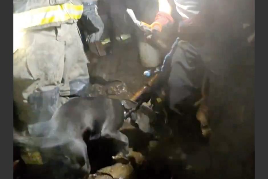 El cuerpo de bomberos se presentó en el lugar por un incendio dentro de varias viviendas. (Foto: Captura de video)