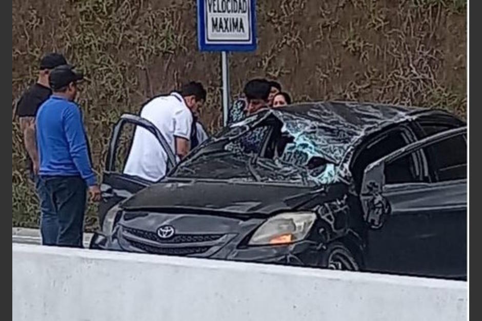 Un vehículo habría volcado en la carretera VAS en jurisdicción de Villa Canales. (Foto: redes sociales)