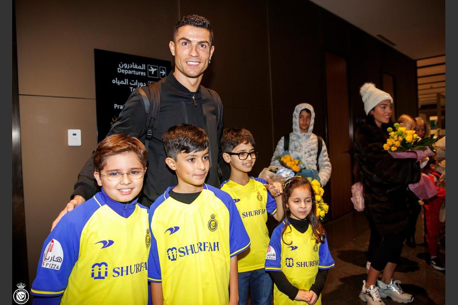 El portugués llegó por la noche a Arabia Saudita y el martes será su presentación oficial en su nuevo club. (Foto: Al Nassr)
