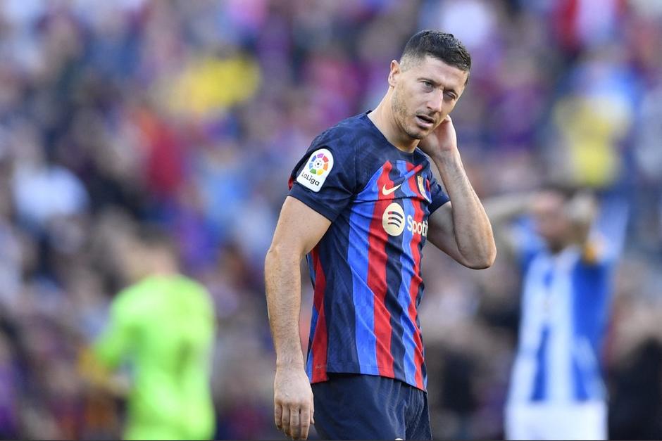 El jugador polaco tuvo un partido poco trascendental en el empate del Barcelona ante el Espanyol. (Foto: AFP)