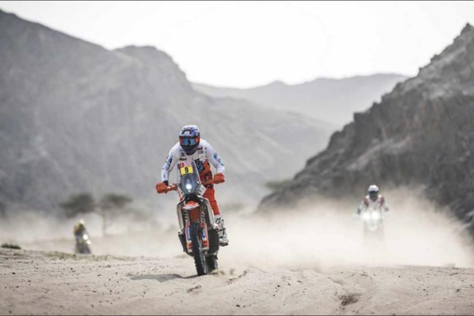 El piloto estadounidense Mason Klein logró el triunfo en la segunda etapa de motos en Dakar. (Foto: AutomovilismoCanario)