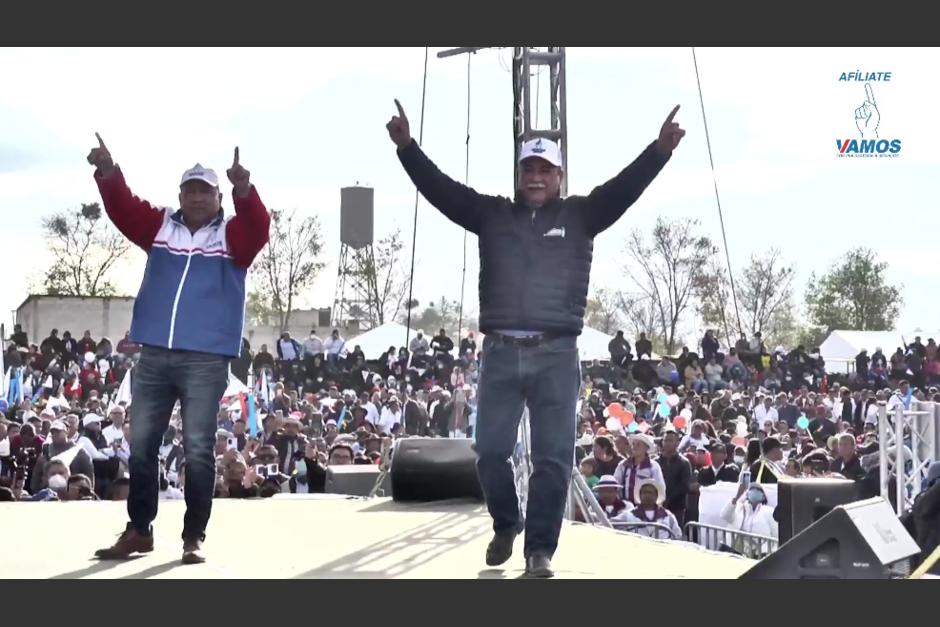 El partido Vamos eligió esta tarde a su binomio presidencial para las elecciones 2023. (Foto: captura de pantalla)