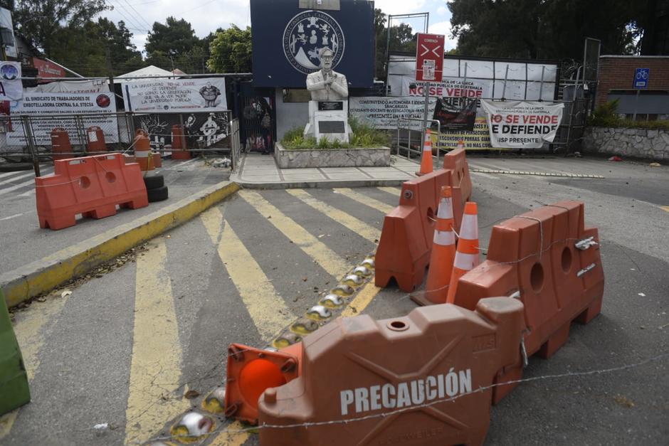 El Campus Central de la Usac contin&uacute;a bloqueada y tomada por estudiantes.&nbsp; (Foto: Wilder L&oacute;pez/Soy502)&nbsp;