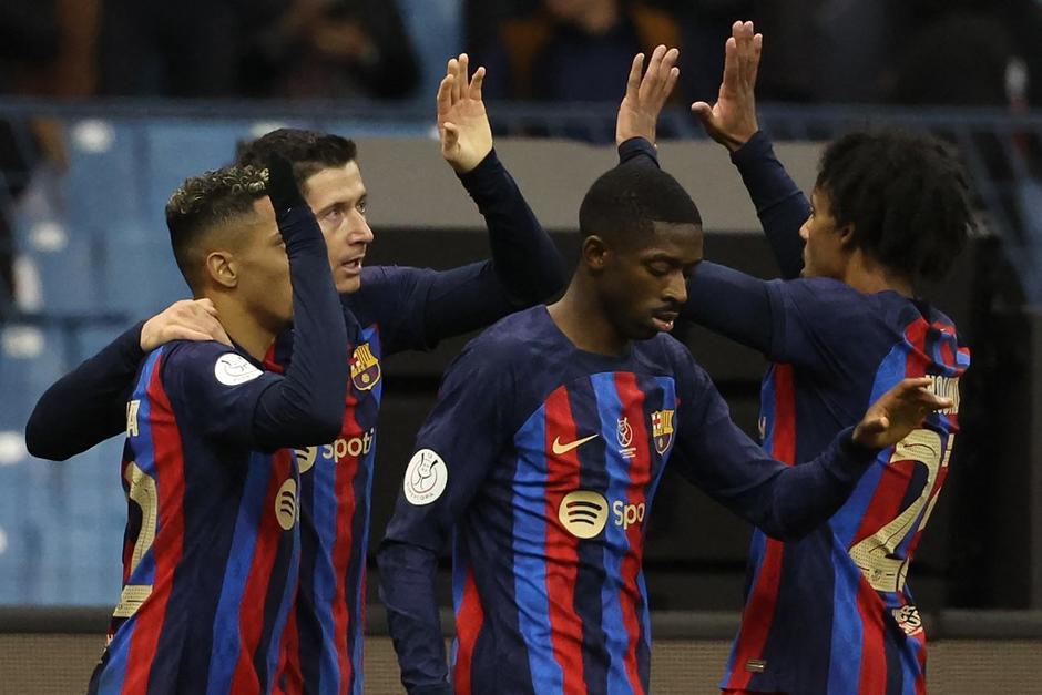 Barcelona jugar&aacute; la final de la Supercopa de Espa&ntilde;a. (Foto: AFP)