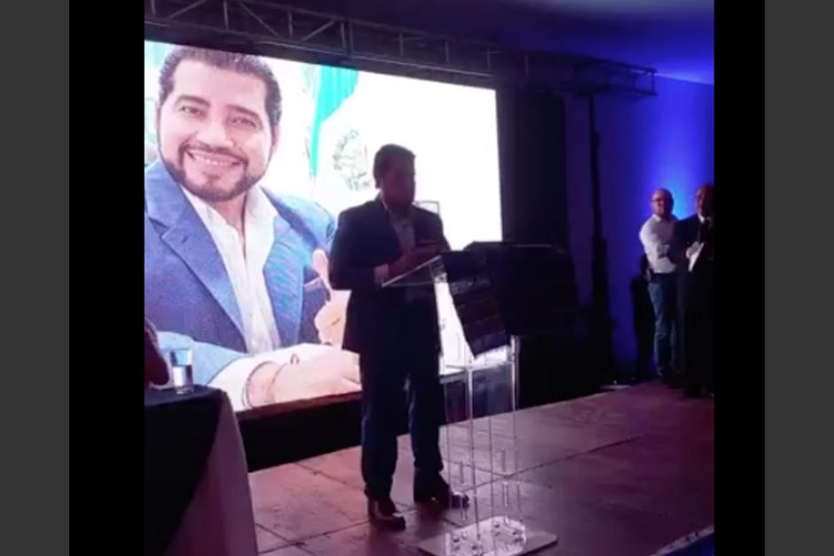 Nosotros proclam&oacute; a Rudy Guzm&aacute;n como precandidato presidencial. (Foto: captura de pantalla)