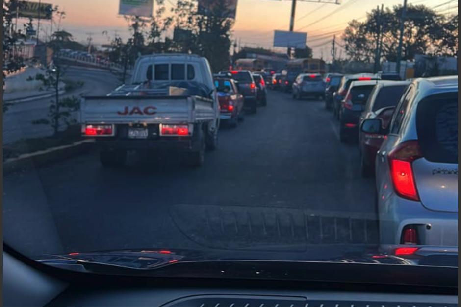 Usuarios reportan tr&aacute;fico por segundo d&iacute;a consecutivo. (Foto: captura pantalla)&nbsp;