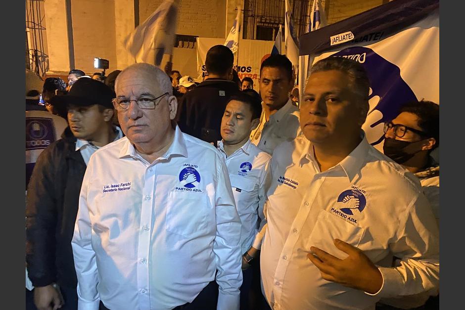 El partido Azul ha obtenido el aval del TSE para las candidaturas del binomio presidencial. (Foto: Guatemala Visible)