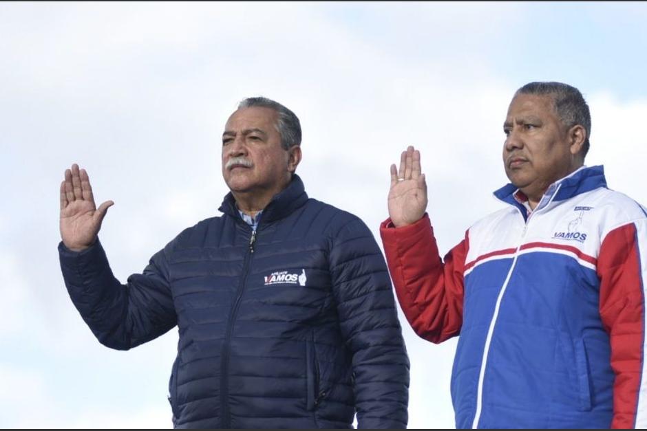 Manuel Conde Orellana y Luis Antonio Suárez Roldán fueron proclamados como binomio presidencial del partido de Gobierno Vamos. (Foto: Facebook/Vamos)