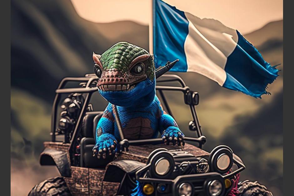 El creador de las populares "dinoprofesiones" sorprendi&oacute; con ilustraciones sobre Guatemala. (Foto: Instagram/The AI Dreams)