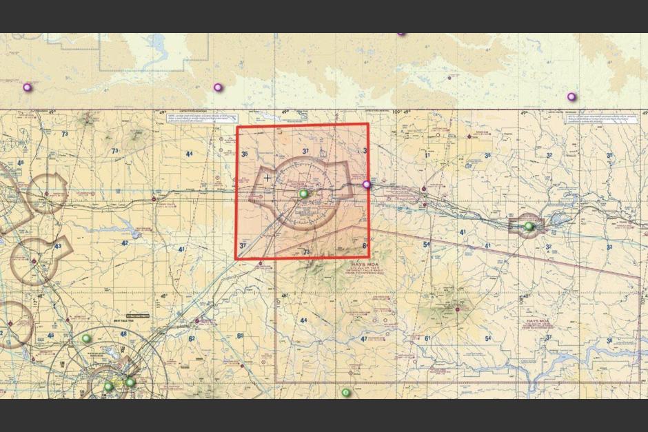 Radar del espacio aéreo de Montana, Estados Unidos. (Foto: SDP)