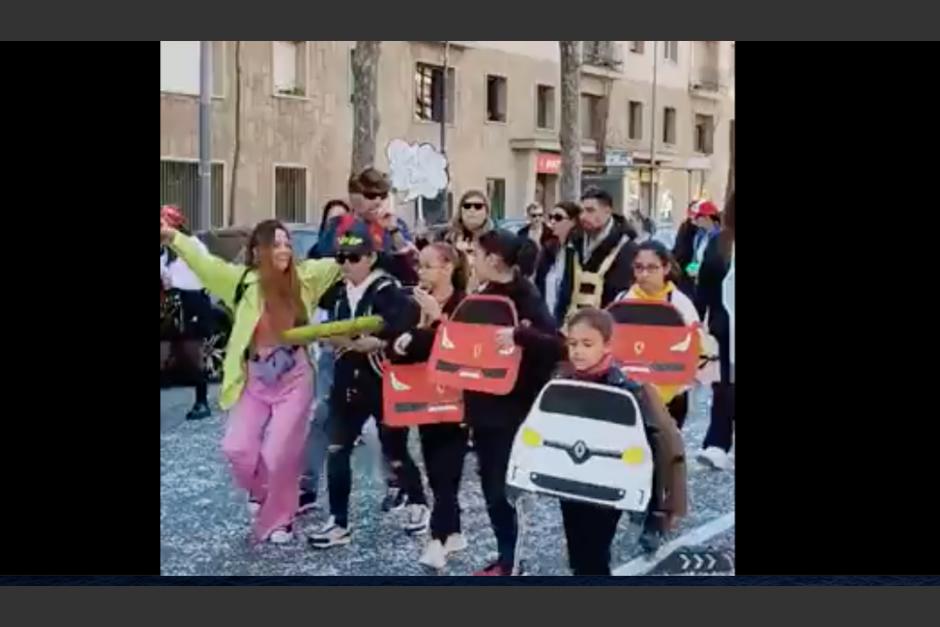 Elogian a Shakira en Carnaval de Espa&ntilde;a. (Foto: captura de pantalla)&nbsp;