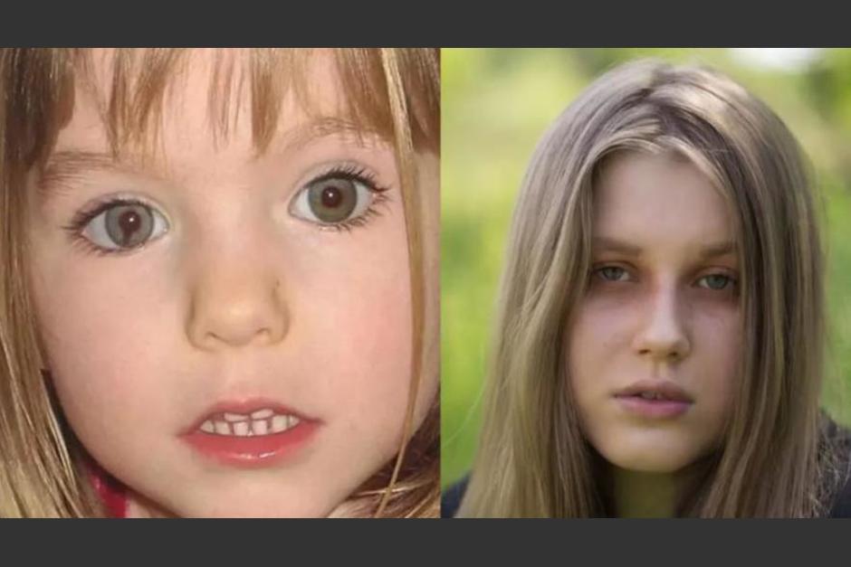 Una fisura ocular podr&iacute;a ser una primera prueba de que Julia es realmente Madeleine McCann. (Foto: redes sociales)&nbsp;
