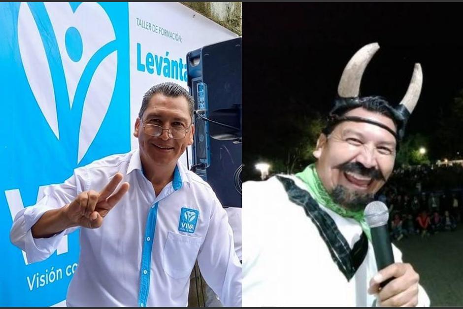 Luis Noriega, más conocido como "Satanás", busca convertirse en alcalde de Nueva Concepción, Escuintla. (Foto: Soy502)