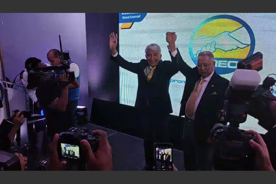 El partido político CREO proclamó a su binomio presidencial. (Foto: Cortesía)