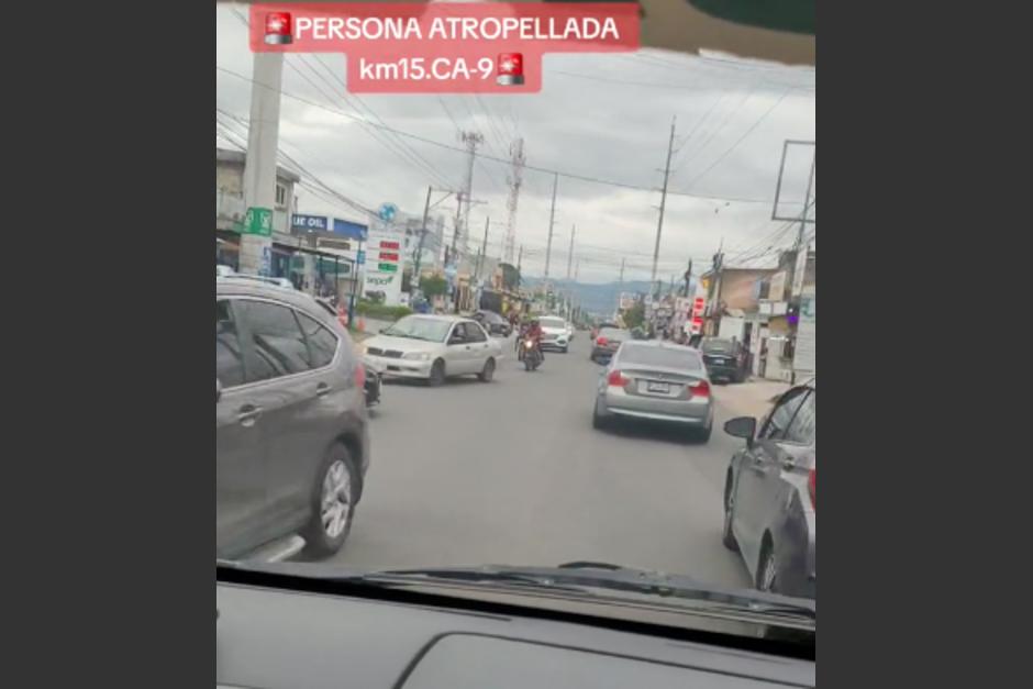 El copiloto de una ambulancia evidenció el trayecto hacia una emergencia. (Foto: captura de video)