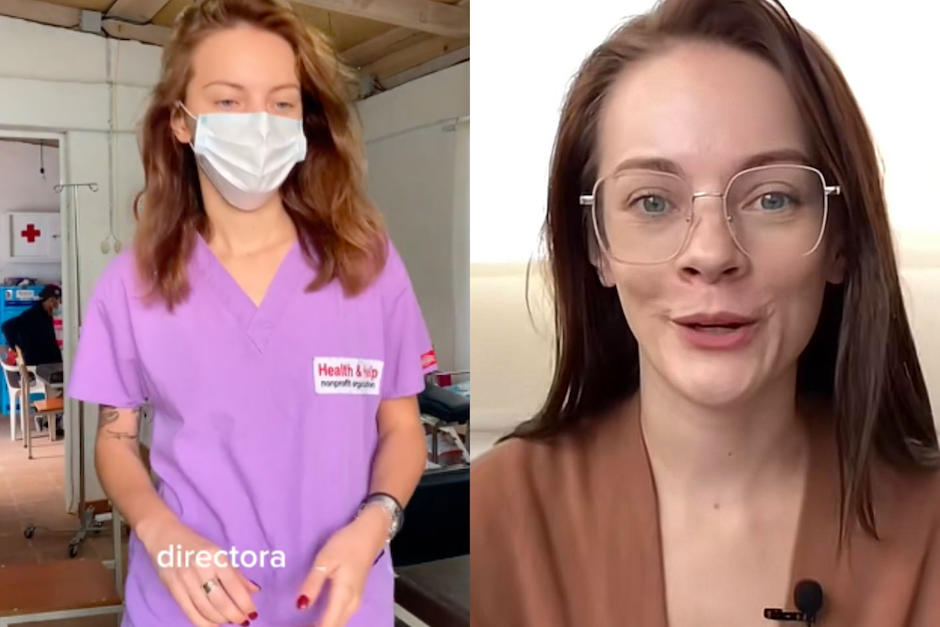 La extranjera contó su experiencia en el país. (Fotos: Tik Tok)&nbsp;