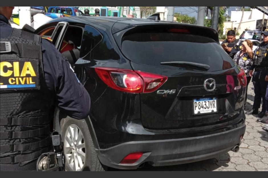 Dos personas fueron emboscadas tras salir de un centro comercial de zona 5. (Foto: redes sociales)&nbsp;