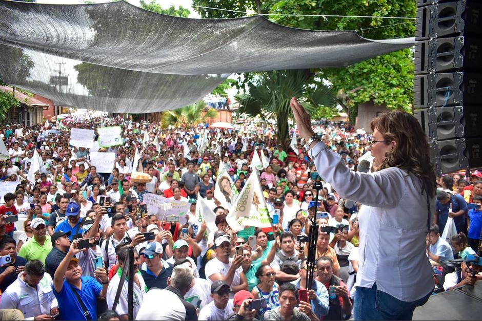 Sandra Torres hizo un llamado al voto y ofreci&oacute; el regreso de los programas sociales durante su gesti&oacute;n. (Foto: Cortes&iacute;a)&nbsp;