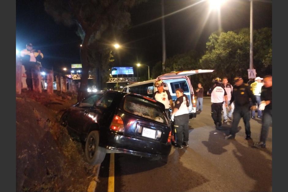 Una balacera se registr&oacute; en el Anillo Perif&eacute;rico, en Villa Linda, la noche de este lunes 24 de julio. (Foto: Bomberos Voluntarios)