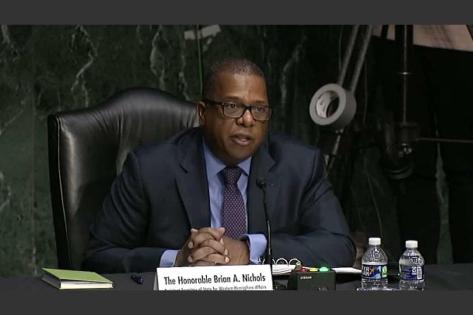 Brian A. Nichols, subsecretario de Asuntos del Hemisferio Occidental de EE.UU., convers&oacute; con los candidatos a la presidencia. (Foto: AFP)