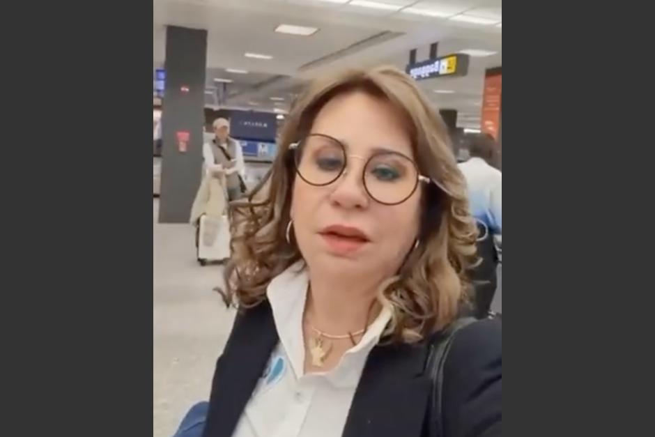 La razón por la que la presidenciable Sandra Torres se encuentra de visita en Estados Unidos. (Foto: captura de video)