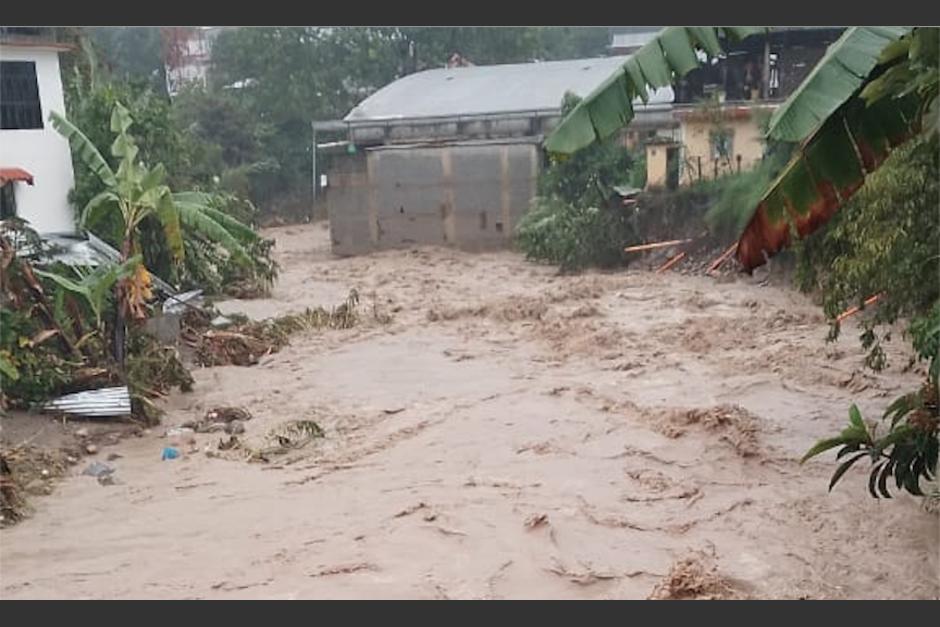 Las lluvias provocaron crecidas de r&iacute;os en Huehuetenango. (Foto: Ej&eacute;rcito de Guatemala)