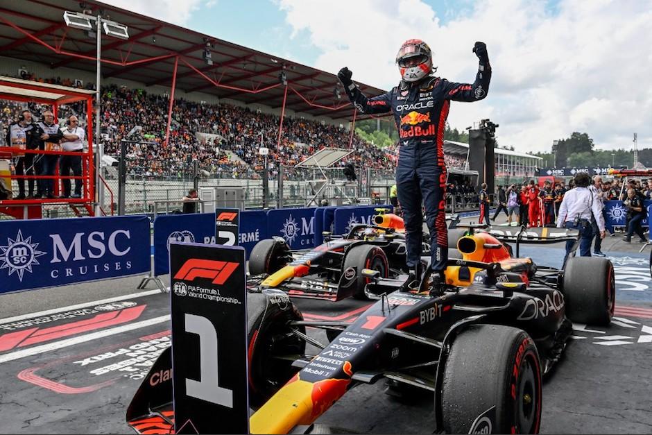 Max Verstappen ganó este domingo 30 de julio el Gran Premio de Bélgica. (Foto: AFP).