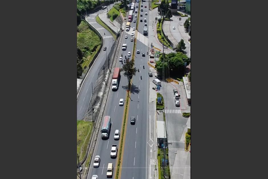 Anuncian cambios viales en cercanías al puente Belice, por mantenimiento de carretera. (Foto: captura de video)