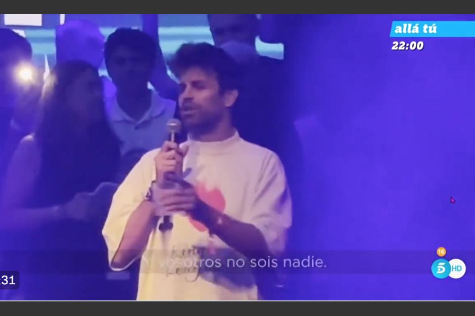 Todo ocurri&oacute; durante la fiesta por la final de la Kings League. (Foto: Captura de pantalla)&nbsp;