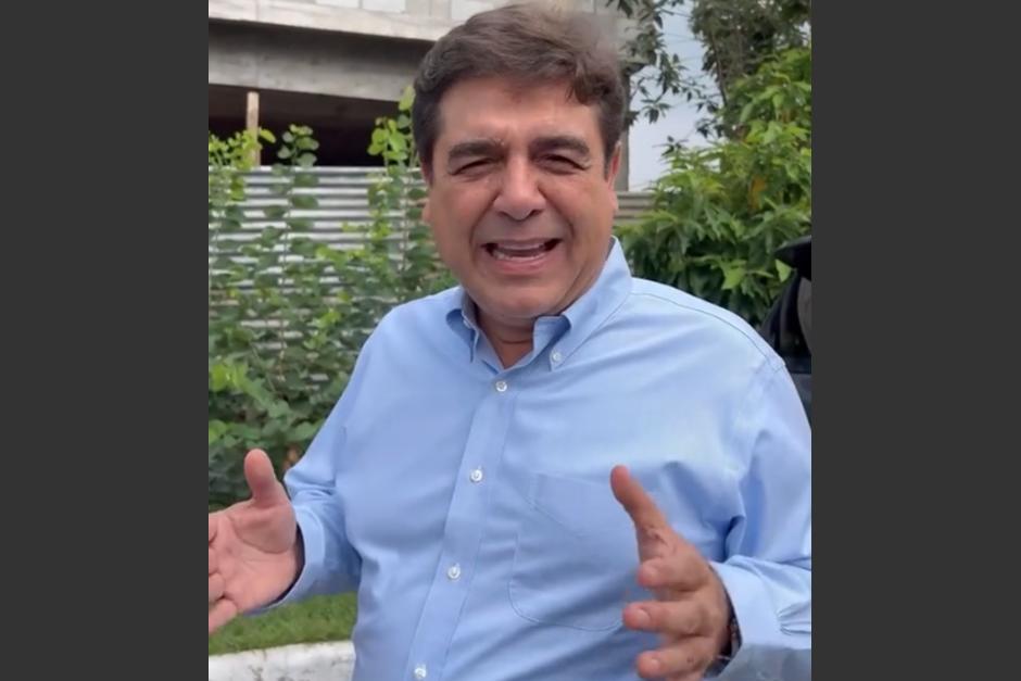 El excandidato presidencial, Carlos Pineda, reapareció junto a su familia en un video. (Foto: captura de video)