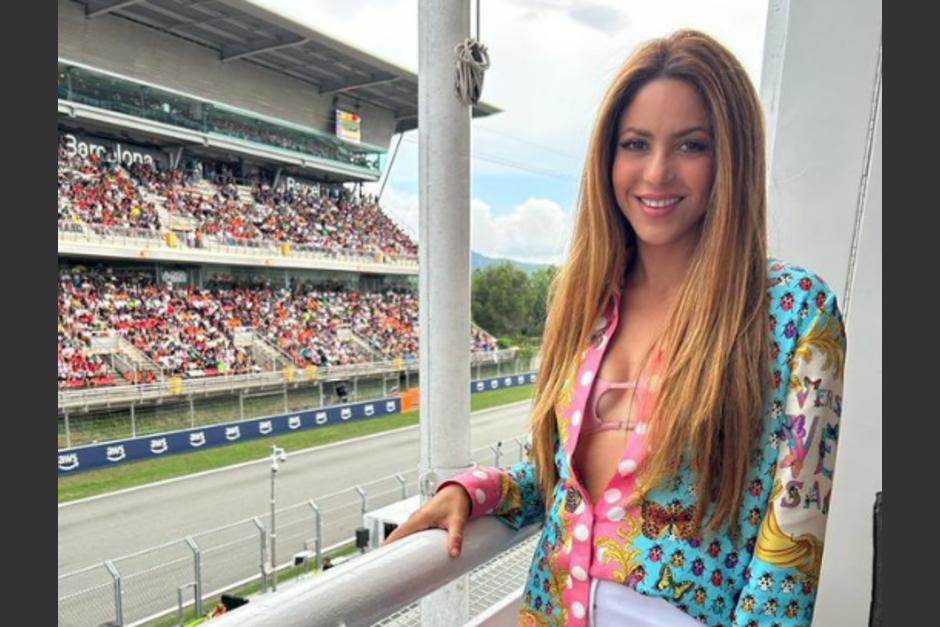 Shakira regresó a España y fue captada nuevamente en la Fórmula 1. (Foto: Instagram/Shakira)