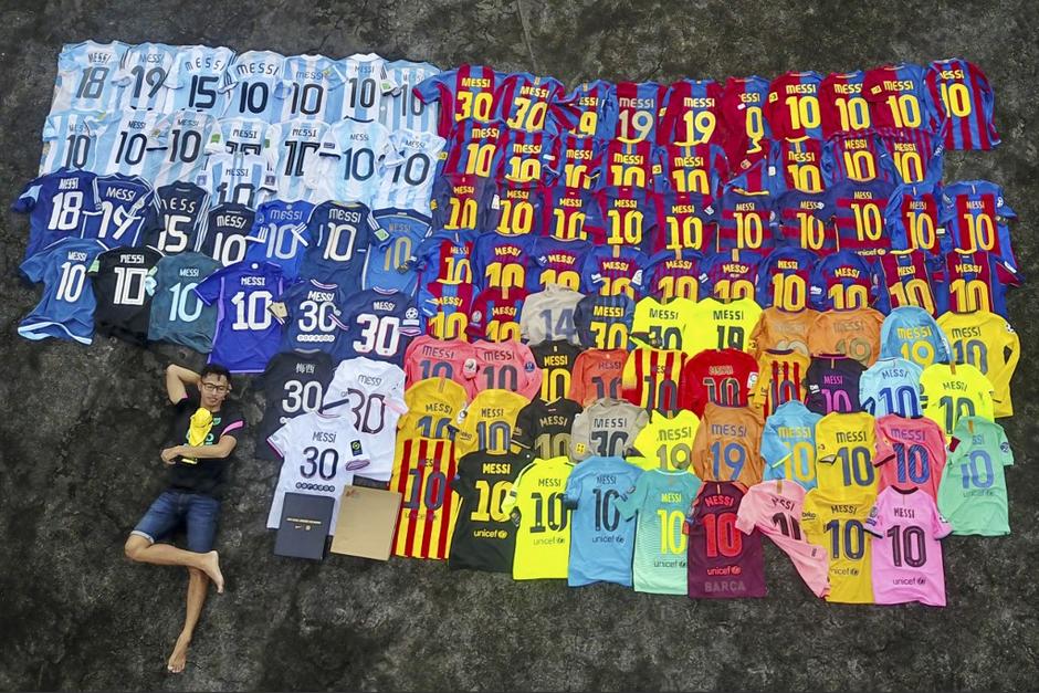 La colección de Surya Wijaya. (Foto: AFP)