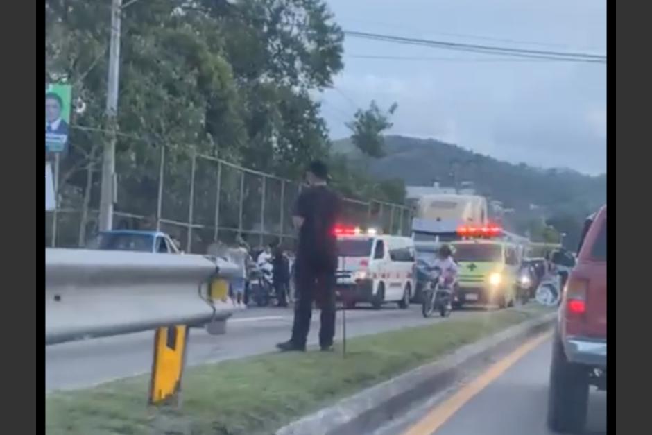 Las autoridades han decidido cerrar el paso. (Foto: Captura de video)